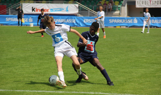 Auftakt zum Bundesfinale der 46. Sparkasse-Schülerliga 2023 in Kitzbühel